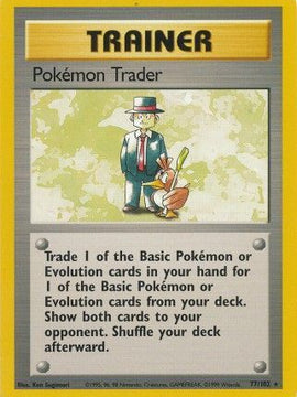 Pokemon Trader (77/102) [Base Set Unlimited]