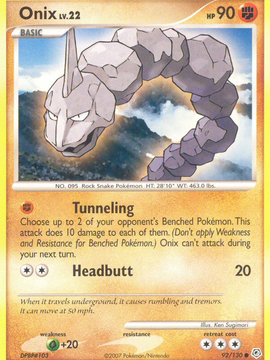 Onix (92/130) [Diamond & Pearl: Base Set]