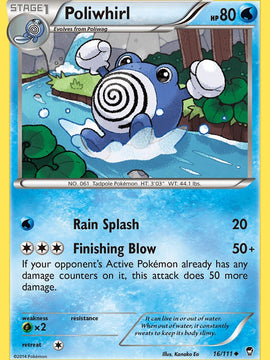 Poliwhirl (16/111) [XY: Furious Fists]