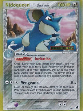 Nidoqueen (7/101) (Delta Species) (Stamped) [EX: Dragon Frontiers]