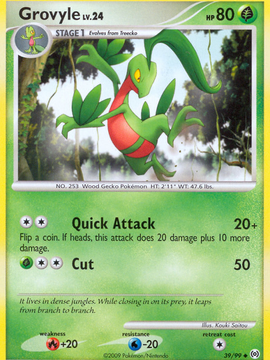 Grovyle (39/99) [Platinum: Arceus]