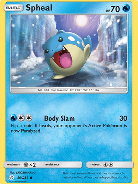 Spheal (50/236) [Sun & Moon: Cosmic Eclipse]