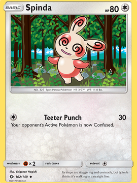 Spinda (102/149) [Sun & Moon: Base Set]