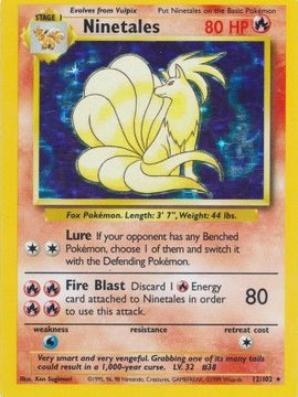 Ninetales (12/102) [Base Set Unlimited]