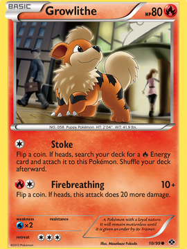 Growlithe (10/99) [Black & White: Next Destinies]