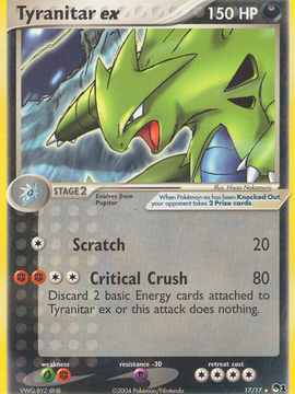 Tyranitar ex (17/17) [POP Series 1]