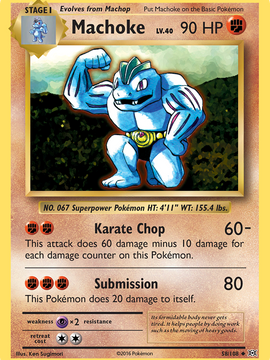 Machoke (58/108) [XY: Evolutions]