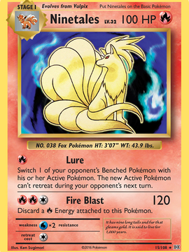 Ninetales (15/108) [XY: Evolutions]