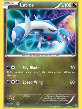 Latios (10/20) [Black & White: Dragon Vault]