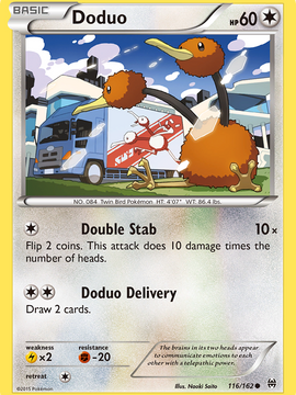 Doduo (116/162) [XY: BREAKthrough]