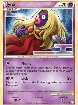 Jynx (69/123) [HeartGold & SoulSilver: Base Set]