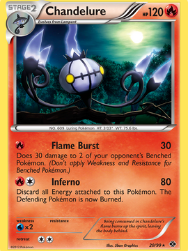 Chandelure (20/99) [Black & White: Next Destinies]