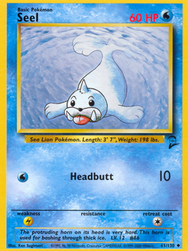 Seel (61/130) [Base Set 2]