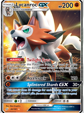 Lycanroc GX (82/181) [Sun & Moon: Team Up]