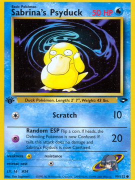 Sabrina's Psyduck (99/132) [Gym Challenge 1st Edition]