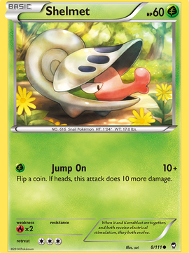 Shelmet (8/111) [XY: Furious Fists]