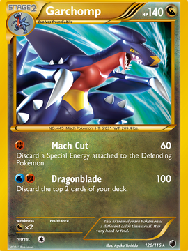 Garchomp (120/116) [Black & White: Plasma Freeze]