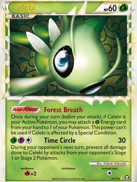 Celebi (92/102) [HeartGold & SoulSilver: Triumphant]