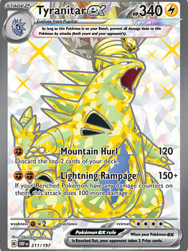 Tyranitar ex (211/197) [Scarlet & Violet: Obsidian Flames]