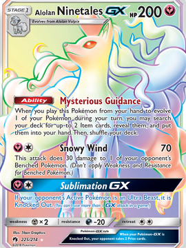 Alolan Ninetales GX (225/214) [Sun & Moon: Lost Thunder]