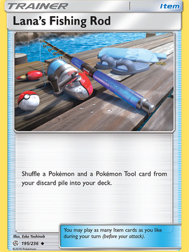 Lana's Fishing Rod (195/236) [Sun & Moon: Cosmic Eclipse]