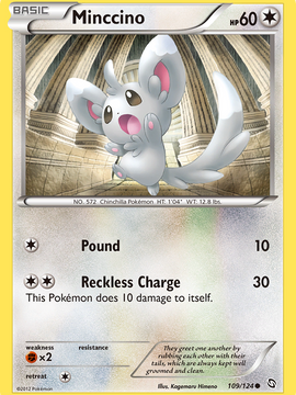 Minccino (109/124) [Black & White: Dragons Exalted]