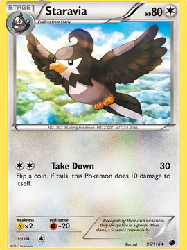 Staravia (96/116) [Black & White: Plasma Freeze]