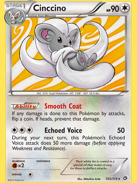 Cinccino (105/113) [Black & White: Legendary Treasures]