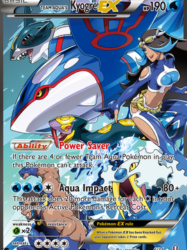 Team Aqua's Kyogre EX (6/34) [XY: Double Crisis]