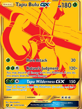 Tapu Bulu GX (SV91/SV94) [Sun & Moon: Hidden Fates - Shiny Vault]