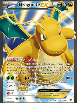 Dragonite EX (108/111) [XY: Furious Fists]