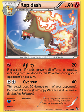 Rapidash (15/106) [XY: Flashfire]