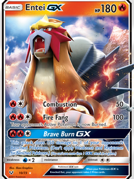 Entei GX (10/73) [Sun & Moon: Shining Legends]