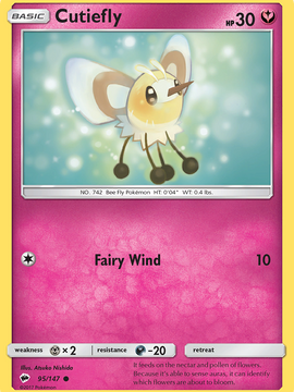 Cutiefly (95/147) [Sun & Moon: Burning Shadows]