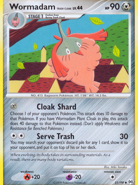 Wormadam Trash Cloak (51/99) [Platinum: Arceus]