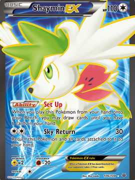 Shaymin EX (106/108) [XY: Roaring Skies]