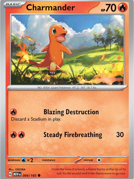 Charmander (4) [SV: Scarlet and Violet 151]