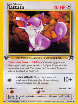 Rattata (66/82) [Team Rocket 1st Edition]