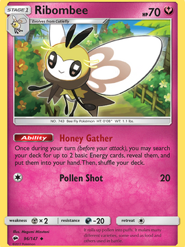 Ribombee (96/147) [Sun & Moon: Burning Shadows]