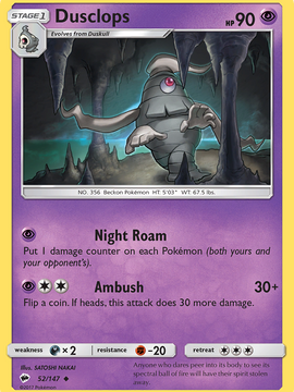 Dusclops (52/147) [Sun & Moon: Burning Shadows]