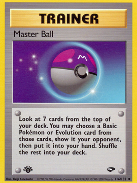 Master Ball (116/132) [Gym Challenge 1st Edition]