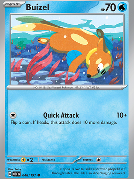 Buizel (048/197) [Scarlet & Violet: Obsidian Flames]