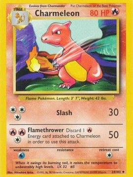 Charmeleon (24/102) [Base Set Unlimited]