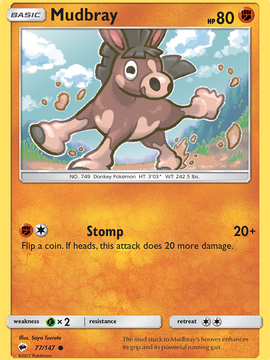 Mudbray (77/147) [Sun & Moon: Burning Shadows]