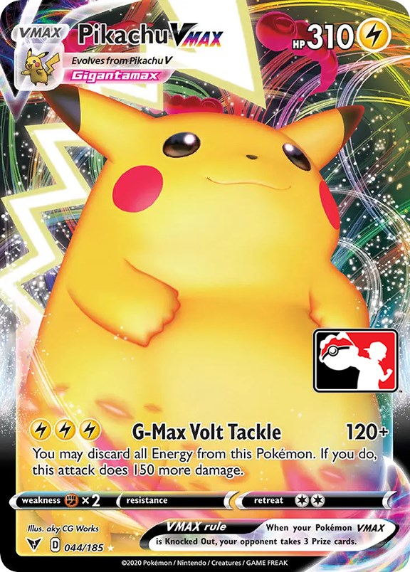  Pokemon - Pikachu VMax - TG29 - Trainer Gallery - Lost Origin -  Full Art - Black & Gold Holo Foil Card : Toys & Games