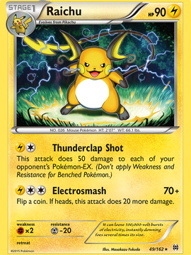 Raichu (49/162) [XY: BREAKthrough]