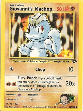 Giovanni's Machop (72/132) [Gym Challenge Unlimited]