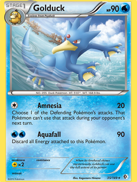 Golduck (35/149) [Black & White: Boundaries Crossed]