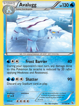 Avalugg (31/106) [XY: Flashfire]