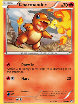 Charmander (17/113) [Black & White: Legendary Treasures]